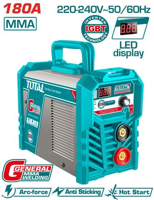 TOTAL TW218028 180A Inverter MMA Welding Machine - IGBT Total